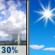 Monday: Chance Showers And Thunderstorms then Sunny