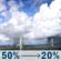 Saturday: A chance of showers and thunderstorms before 10am, then a slight chance of showers and thunderstorms. Partly sunny, with a high near 82. Southwest wind 0 to 5 mph. Chance of precipitation is 50%. Saturday: Chance Showers And Thunderstorms then Slight Chance Showers And Thunderstorms