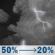 Tonight: A chance of showers and thunderstorms before 4am. Mostly cloudy, with a low around 73. South wind around 5 mph. Chance of precipitation is 50%. Tonight: Chance Showers And Thunderstorms